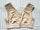 Tommie Copper Sports Bra Women's Large Beige Zip Front Shoulder Support Znergy Pre-owned. Price: $19.99.