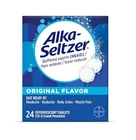 Alka-seltzer, Effervescent Tablets Original, 24 New. Price: $11.99.