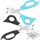 2 Pieces Pill Splitter Scissors Count (pack Of 1), Black, Sky Blue New. Price: $9.03.