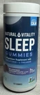 Natural Vitality Sleep Gummies Magnesium Melatonin L-theanine 120 Exp 10/2026 New. Price: $16.02.