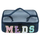 Yudeyg Medicine Bag Organizer For Travel 9.65 X 8.46 3.35 Inches, Navy Blue New. Price: $21.91.