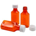Oz Amber Oval Bottles, 132-PACK Child-resistant New. Price: $95.99.