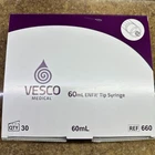 New Sealed Vesco Medical Enfit Tip Syringe 60ML VED-660 Box Of 30. Price: $39.99.