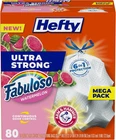 Hefty Ultra Strong 13 Gallon Trash Bags, Tall Kitchen 80 Count (pack Of 1) New. Price: $21.36.