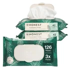 The Honest Company Hypoallergenic 42 Count (pack Of 3), Tropical Leaves New. Price: $16.17.