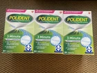 Pk-polident Minute Antibacterial Denture Cleanser 84 Tablets Exp 3/31/26 New. Price: $22.50.