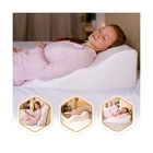 Aeris Bed Wedge Pillow For Sleeping - Memory Foam Unique Curved Design In... New. Price: $121.90.