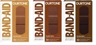 Band-aid Brand Ourtone Adhesive Bandages, Variety, BR45, BR55, BR65, 3-PACK New. Price: $14.97.
