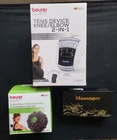 Massagers: Beurer EM34 Knee & Elbow, MG10 Vibrating Ball, Amy Mini Wand Open. Price: $39.99.