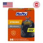 Hefty Strong Large Trash Bags, 30 Gallon, 56 Count New. Price: $28.60.