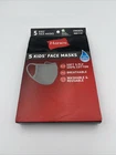 New Hanes Concrete Color Face Masks Kids Ages 5-12. Price: $5.00.