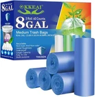 Okkeai 8 Gallon Kitchen Trash Bags Blue Garbage 1 Count (pack Of 60), New. Price: $24.84.