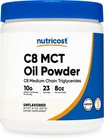 Nutricost C8 Mct Oil Powder 23 Servings (8OZ) - 8.1 Ounce (pack Of 1), Red New. Price: $25.72.