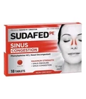Expired Sudafed Pe Congestion Tablets 18CT New. Price: $9.99.