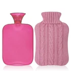 Hot Water Bottle With Cute Knitted Cover, 2L Bag For And Cold C... New. Price: $17.16.
