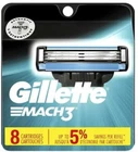 Gillette MACH3 Men's Razor Blade Refill Cartridges 8 Total Factory Sealed New. Price: $14.47.