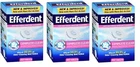 Efferdent Retainer Cleaning Tablets Denture Cleanser 102 Ct X 3 Packs New. Price: $56.47.