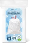 Simpli-magic 13 Gallon Drawstring Trash Bags, Code B, 120 Pack Tall Kitchen New. Price: $58.11.