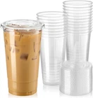 Fit Meal Prep 50 Pack 32OZ Clear Plastic Cups With Lids Bpa Free Drinkware New. Price: $34.95.