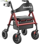 Rollator Walkers For Seniors With Seat, Foldable Lightweight Rolling New. Price: $313.88.