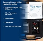 7000 Dual Channel Handheld Tens/ems Unit Kit W/ Electrodes & Case New. Price: $23.89.