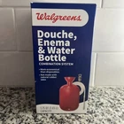 Walgreens Douche Enema Ribbed Water Bottle System 1.75 Qt Warm Cold Application New. Price: $11.75.