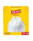 Trash Bags, Tall Kitchen Quick-tie Garbage 13 Gallon, White, 68 Count, Pac New. Price: $25.99.