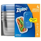 Ziploc One Press Seal Medium Rectangle Container - 4 New. Price: $12.47.