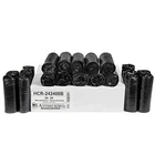 Trash Bags Garbage Can Liners Black Micron 7-8 Gallon 1000CT Aluf Plastics New. Price: $44.16.