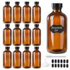 Bpfy Amber Glass Boston Bottle With Black Poly 12PACK, New. Price: $35.99.