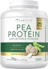 Pea Protein Powder 7LB Unflavored 29G With Bcaas By Carlyle New. Price: $74.99.