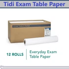 Tidi Medical Exam Table Paper Premium White Crepe 18 In 125 Ft Rolls New. Price: $49.95.