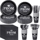 Jectivs Graduation Party Supplies Plates And Napkins Serve 50PROM Send Off 2026 New. Price: $41.82.