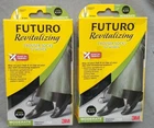 Pairs Futuro Large Black Revitalizing Compression Socks Women's Moderate 15-20 New. Price: $19.70.
