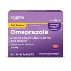 Amazon Basic Care Omeprazole Delayed Release 42 Count (pack Of 1), Cream New. Price: $17.90.