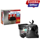 Nicole Home 30 Gallon Black Tall Kitchen Drawstring Large Trash Bags 40 Count New. Price: $134.38.