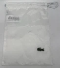 Lacoste Pouch Bag 8 X 11 White Pull String Pre-owned. Price: $6.97.