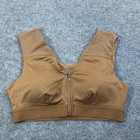 Tommie Copper Shoulder Support Sports Bra Womens Xl Brown Zip Front Znergy New. Price: $24.99.