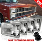 FOUR(X4) 4X6" H4 Glass Headlights Conversion Halogen Semi Sealed Kit Hid & New. Price: $62.70.
