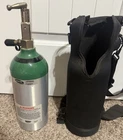 Invacare Homefill Oxygen Cylinder HF2POST9 With Case Used. Price: $63.00.