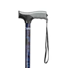 Carex Soft Grip Derby Cane Navy Mottled Ergonomic Handle Strap Adjustable New. Price: $26.96.