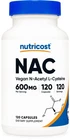 Nutricost N-acetyl L-cysteine (nac) 600MG, 120 Vegan Capsules Non-gmo New. Price: $12.98.