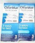 (2)CLEARBLUE Triple Assurance Pregnancy 6 Digital Test Total Box Distress 5/2028 New. Price: $19.95.