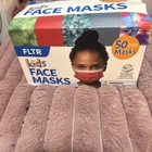 New! Fltr Kids Face Mask Designs 1 Case 50 Pack + 20 Adjustable Ear Loop Clips. Price: $6.74.