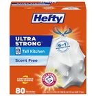 Hefty Ultra Strong 13 Gallon Trash Bags, Tall 80 Count (pack Of 1), White New. Price: $25.72.
