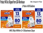 Hefty Ultra Strong Trash Bags 80 Count Citrus Twist SCENT-2 Pack Of New. Price: $20.99.