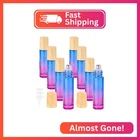 Newzoll 8 Pcs 10 Ml (1/3 Oz) Glass On Bottles Blue Purple Gradient Roller V. Price: $15.57.