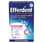 Efferdent Retainer Cleaning Tablets Denture Cleanser 102 Count New. Price: $13.21.