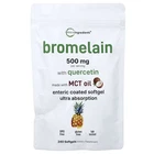 X Micro Ingredients, Bromelain With Quercetin, 240 Softgels-worldwide New. Price: $109.06.