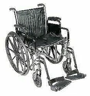 Mckesson Manual Wheelchair Steel 18"W X 16"D Swing-away Footrest Black... Open. Price: $185.00.